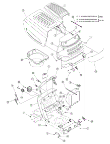 Hood Style 1 And 5 parts for Yard Machines Lawn Tractor 13RN771H729 / 2007 from AppliancePartsPros.com