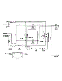 Electrical Schematic parts for Yard Machines Garden Tractor 14AI825H352 / 2001 from AppliancePartsPros.com