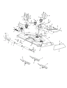 Cutting Deck Assembly "P" parts for Yard Machines Garden Tractor 14AI825P352 / 2000 from AppliancePartsPros.com