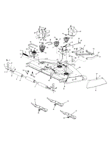 Deck Assembly P parts for Yard Machines Garden Tractor 14AI835P352 / 1999 from AppliancePartsPros.com