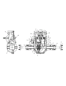 Transmission Assembly parts for Yard Machines Garden Tractor 14AI845H129 / 2001 from AppliancePartsPros.com