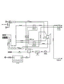 Electrical parts for Yard Machines Garden Tractor 14AS820H352 / 1999 from AppliancePartsPros.com
