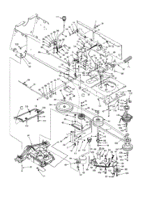 Drive, Pto,Pedal Assembly, Frame Components parts for Yard Machines Garden Tractor 14AS820H352 / 2000 from AppliancePartsPros.com