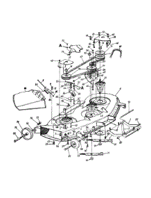Deck Assembly H parts for Yard Machines Garden Tractor 14AS825H000 / 2001 from AppliancePartsPros.com