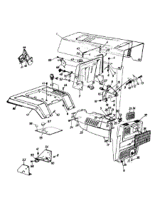 Dash, Throttle Control Box, And Side Panel Assembly parts for Yard Machines Garden Tractor 14AS84AH062 / 1997 from AppliancePartsPros.com