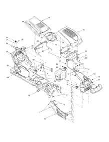 Hood Style 7 & 8 parts for Yard Machines Garden Tractor 14AU807P352 / 2000 from AppliancePartsPros.com