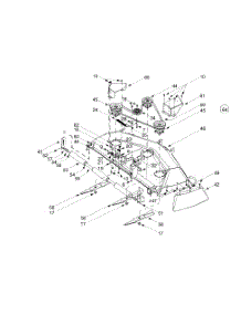 Mower Deck 50-Inch parts for Yard Machines Garden Tractor 14AU807P352 / 2002 from AppliancePartsPros.com