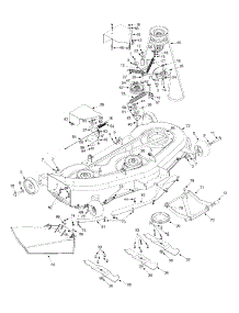 Deck Assembly H parts for Yard Machines Garden Tractor 14BI845H129 / 2002 from AppliancePartsPros.com