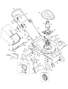 General Assembly parts for Yard Machines Electric Mower 18A-182-700 / 2007 from AppliancePartsPros.com
