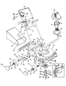 General Assembly parts for Yard Machines Electric Mower 18A-407-000 / 1998 from AppliancePartsPros.com