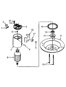 Motor parts for Yard Machines Electric Mower 18A-407-352 / 1998 from AppliancePartsPros.com
