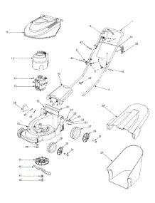 General Assembly parts for Yard Machines Electric Mower 18A-C06-700 / 2006 from AppliancePartsPros.com
