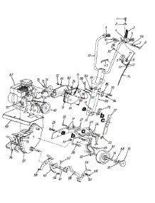 General Assembly parts for Yard Machines Tiller 21A-030A352 / 2001 from AppliancePartsPros.com