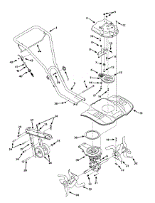 General Assembly parts for Yard Machines Tiller 21A-240M000 / 2009 from AppliancePartsPros.com