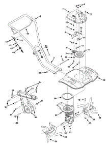 General Assembly parts for Yard Machines Tiller 21A-240M052 / 2008 from AppliancePartsPros.com