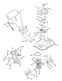 General Assembly parts for Yard Machines Tiller 21A-240R229 / 2010 from AppliancePartsPros.com