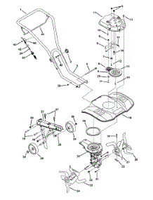 General Assembly parts for Yard Machines Tiller 21A-240W700 / 2013 from AppliancePartsPros.com