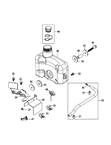 1P65tu Fuel Tank parts for Yard Machines Tiller 21A-24MA752 / 2012 from AppliancePartsPros.com
