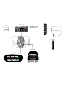 Label Map 21A-24Ma752 parts for Yard Machines Tiller 21A-24MA752 / 2013 from AppliancePartsPros.com