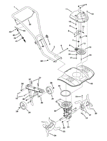 General Assembly parts for Yard Machines Tiller 21A-24MA752 / 2014 from AppliancePartsPros.com