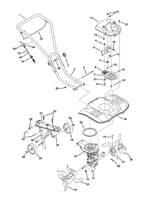 General Assembly parts for Yard Machines Tiller 21A-24MB700 / 2015 from AppliancePartsPros.com