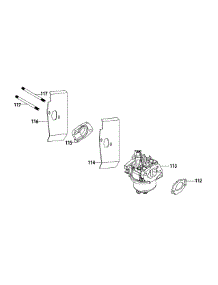 1X65tu Carburetor parts for Yard Machines Tiller 21A-24MB752 / 2015 from AppliancePartsPros.com