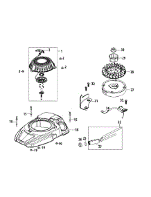 1X65tu Flywheel & Shroud parts for Yard Machines Tiller 21A-24MB752 / 2015 from AppliancePartsPros.com