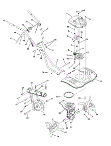 General Assembly parts for Yard Machines Tiller 21A-24MK000 / 2010 from AppliancePartsPros.com
