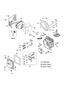 1P65tga Cylinder Head parts for Yard Machines Tiller 21A-24MK020 / 2012 from AppliancePartsPros.com