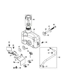 1P65tga Fuel Tank parts for Yard Machines Tiller 21A-24MK052 / 2012 from AppliancePartsPros.com