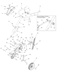 General Assembly parts for Yard Machines Tiller 21A-395A129 / 2003 from AppliancePartsPros.com