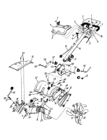 General Assembly parts for Yard Machines Tiller 21A-412A000 / 2000 from AppliancePartsPros.com