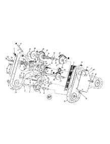 Gear Case Assembly parts for Yard Machines Tiller 21A-422-129 / 1997 from AppliancePartsPros.com