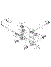 Transmission Assembly parts for Yard Machines Tiller 21AA404B000 / 2010 from AppliancePartsPros.com