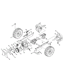 Drive System parts for Yard Machines Tiller 21AA404D229 / 2009 from AppliancePartsPros.com