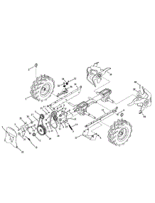 Tine & Drive Assembly parts for Yard Machines Tiller 21AA404D229 / 2010 from AppliancePartsPros.com