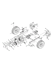 Drive System parts for Yard Machines Tiller 21AA40M1000 / 2009 from AppliancePartsPros.com