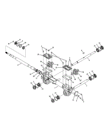 Transmission Assembly parts for Yard Machines Tiller 21AA40M1000 / 2009 from AppliancePartsPros.com