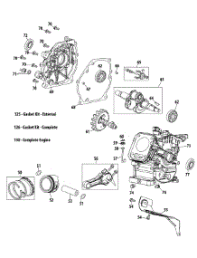 170-Tu Crankcase parts for Yard Machines Tiller 21AA40M1000 / 2013 from AppliancePartsPros.com