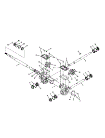 Transmission 21Aa40x parts for Yard Machines Tiller 21AA40M1052 / 2012 from AppliancePartsPros.com