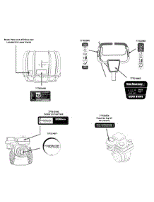 Label Map parts for Yard Machines Tiller 21AA40M7752 / 2014 from AppliancePartsPros.com