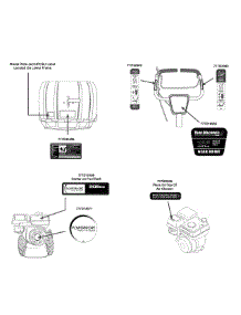 Label Map 21Aa40m8700 parts for Yard Machines Tiller 21AA40M8700 / 2014 from AppliancePartsPros.com