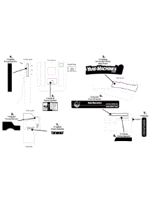 Label Map 412 parts for Yard Machines Tiller 21AA412A052 / 2008 from AppliancePartsPros.com