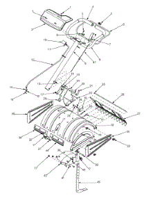 General Assembly parts for Yard Machines Tiller 21AA413B700 / 2005 from AppliancePartsPros.com