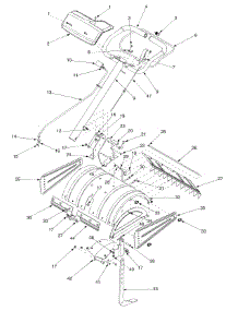 General Assembly parts for Yard Machines Tiller 21AA413J000 / 2007 from AppliancePartsPros.com