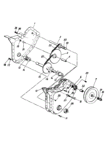 Transmission Assembly parts for Yard Machines Tiller 21B-035-352 / 2000 from AppliancePartsPros.com