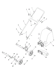 Handle parts for Yard Machines Chipper-Shredder & Vac 24A-021H700 / 2005 from AppliancePartsPros.com