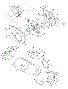 Impeller Assembly parts for Yard Machines Chipper-Shredder & Vac 24A-452G700 / 2009 from AppliancePartsPros.com
