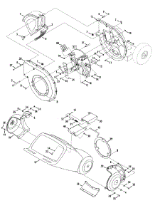 Impeller Assembly parts for Yard Machines Chipper-Shredder & Vac 24A-452G729 / 2008 from AppliancePartsPros.com
