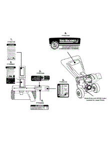 Label Map 452 2.5 Bushel parts for Yard Machines Chipper-Shredder & Vac 24A-452G729 / 2008 from AppliancePartsPros.com